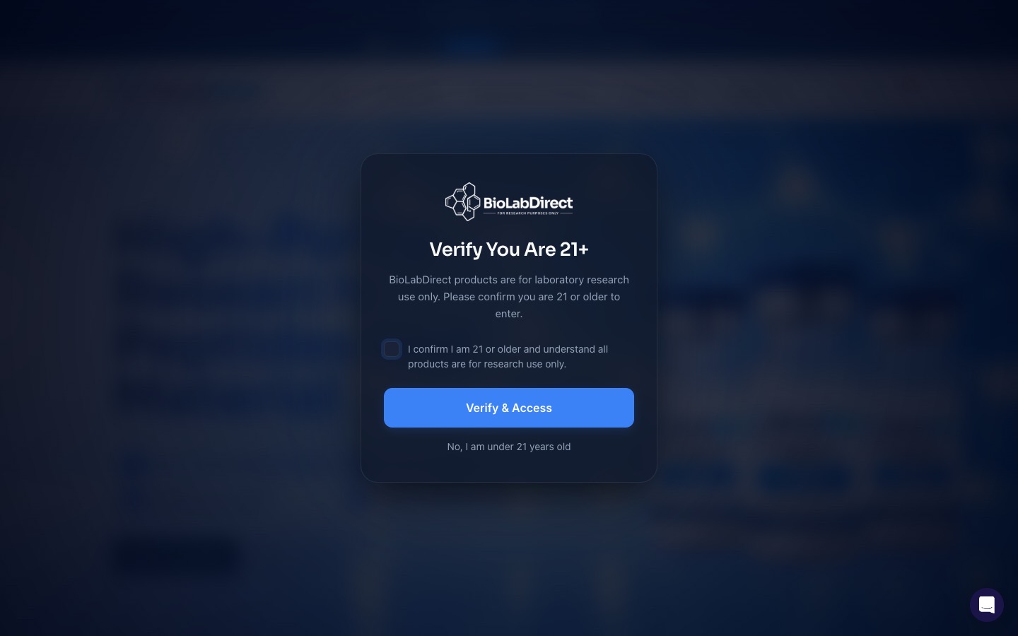 The current homepage
